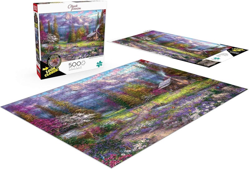 Buffalo Games - Chuck Pinson - Inspirations of Spring - 500 Piece Jigsaw Puzzle for Adults -Challenging Puzzle Perfect for Game Nights - Puzzle Size is 21.25 x 15.00 - Image 4